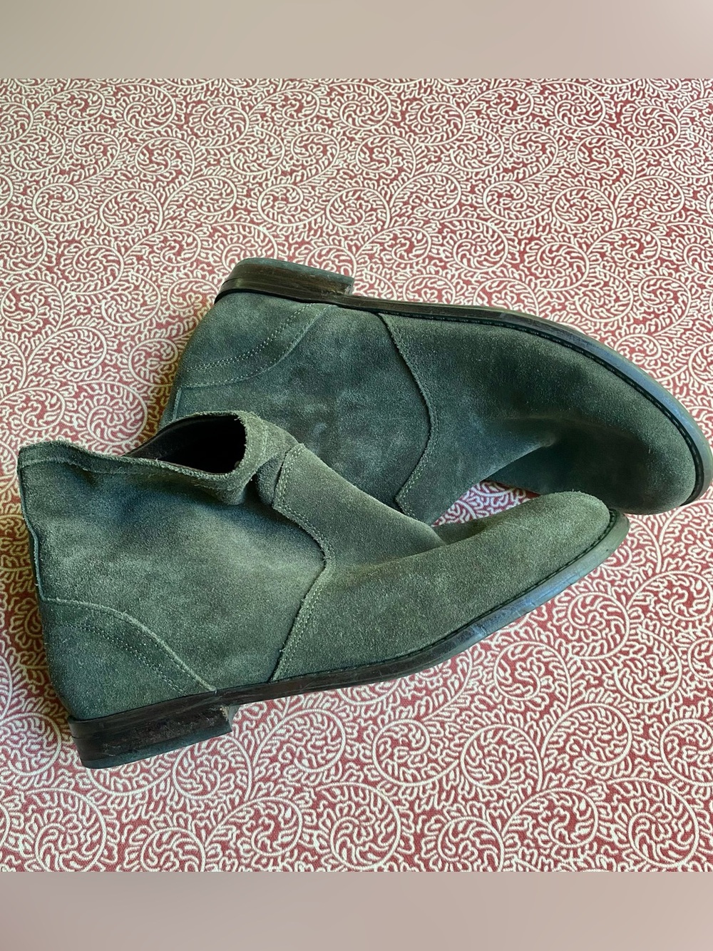Women’s Aldo Size 8 Olive Green Ankle Boots